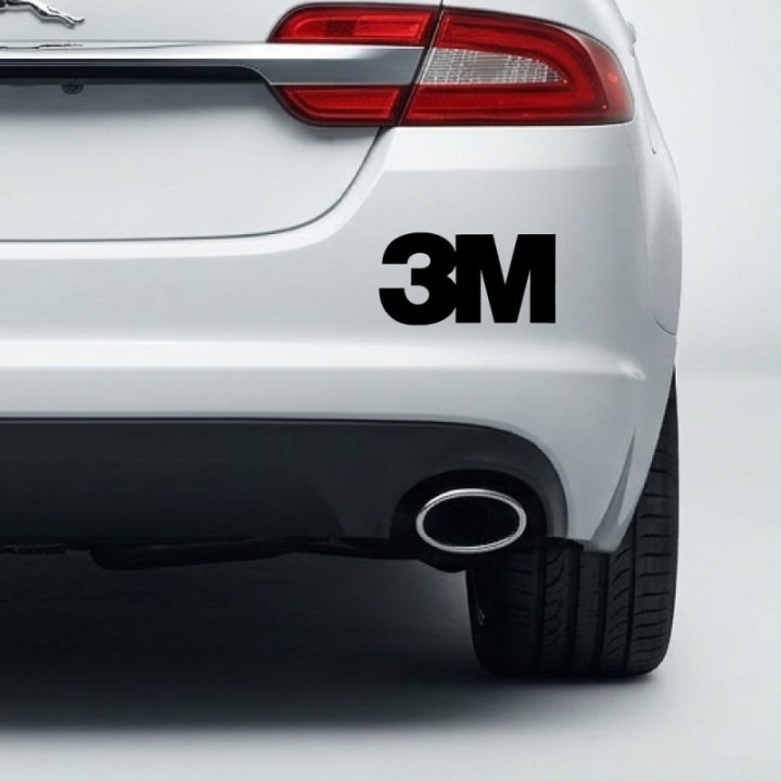 3M Stickers – Professional Grade Vinyl Film Brand Decals (2-Pack)