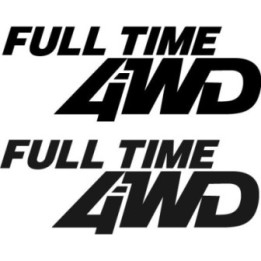 Buy 4wd Full Time Decal Sticker Online