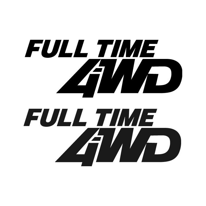Buy 4wd Full Time Decal Sticker Online