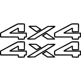 Buy 4x4 Logo Set 20 Vinyl Decal Sticker Online