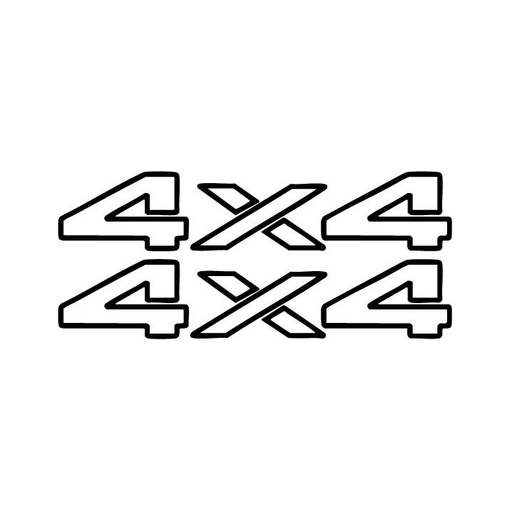 Buy 4x4 Logo Set 20 Vinyl Decal Sticker Online