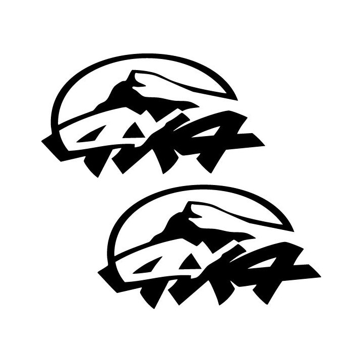 Buy 4x4 Logo Set 40 Vinyl Decal Sticker Online