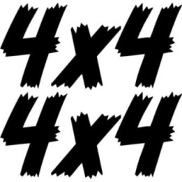 Buy 4x4 Logo Set 46 Vinyl Decal Sticker Online