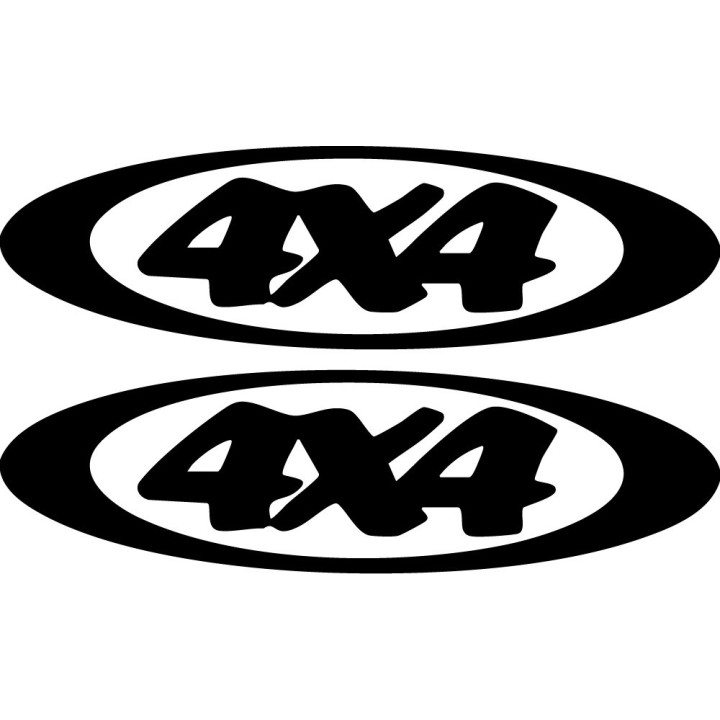 4x4 Offroad V42 Stickers – 4WD SUV Off-Road Decals (2-Pack)