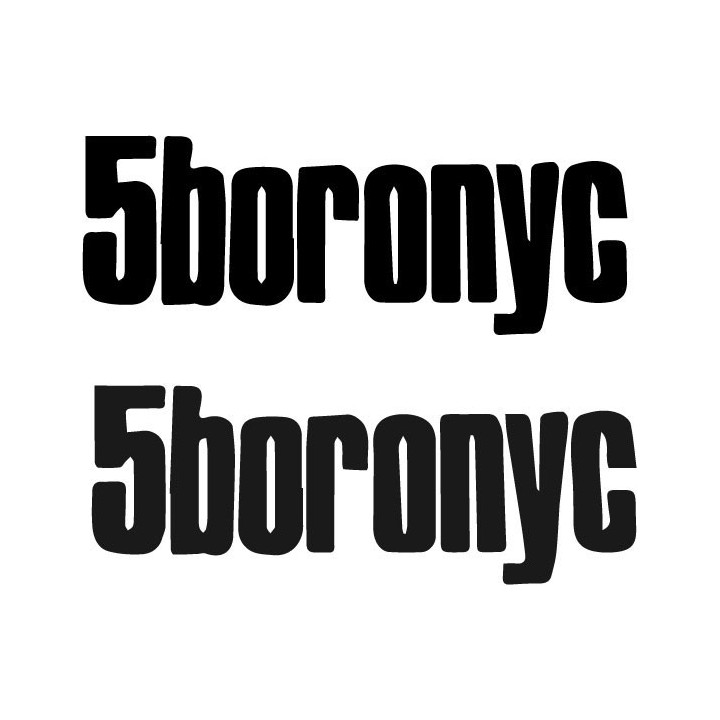 Buy 5 Boro Nyc Decal Sticker Online