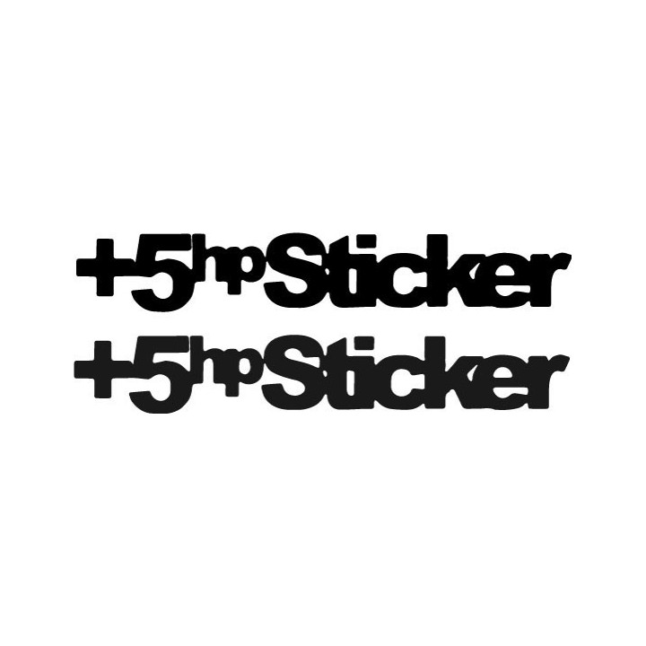 Buy 5hp Horsepower Jdm Style 1 Decal Sticker Online