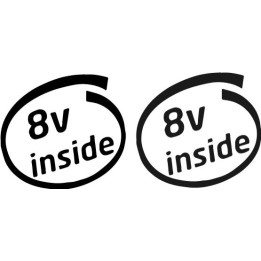 Buy 8v Inside Decal Sticker Online