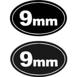 Buy 9mm Euro Style Decal Sticker Online