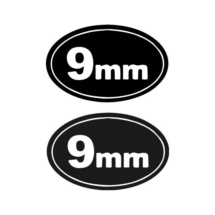 Buy 9mm Euro Style Decal Sticker Online