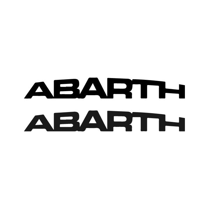 Buy Abarth Ecriture Vinyl Decal Sticker Online