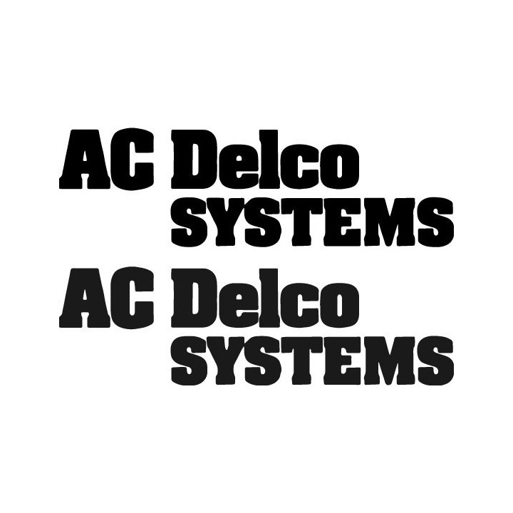 Buy Ac Delco Systems Sticker Online