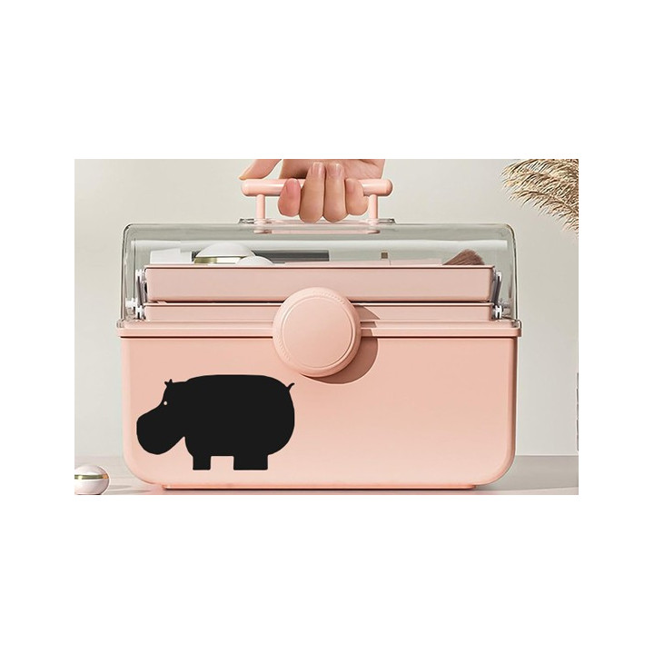 Buy Addorable Hippopotamus Decal Sticker Online