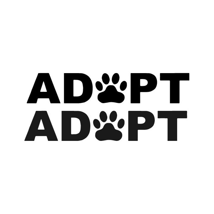 Buy Adopt A Pet Laptop Truck Window 521 Sticker Online