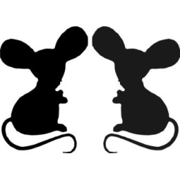Buy Adorable Mouse Decal Sticker Online