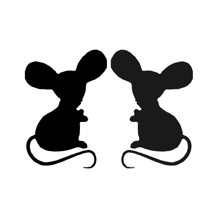 Buy Adorable Mouse Decal Sticker Online