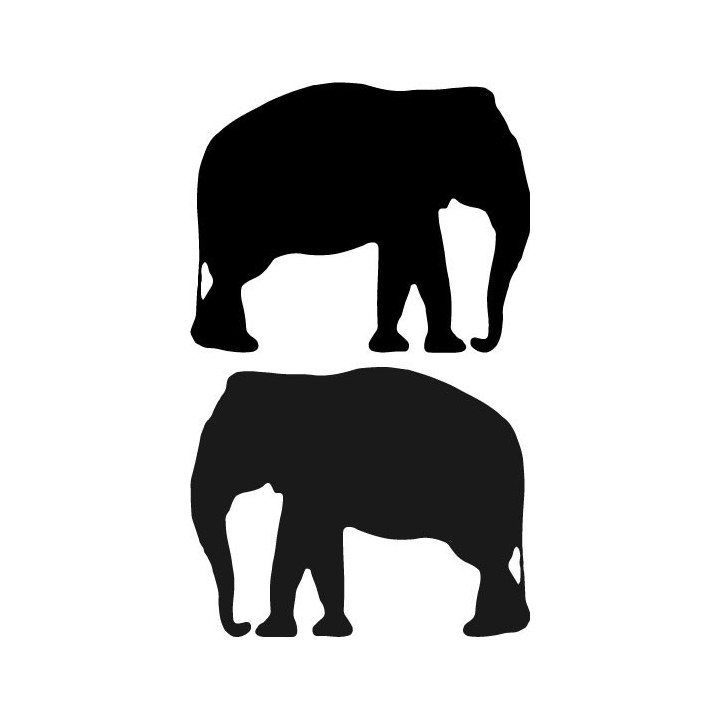 Buy Adult Elephant Decal Sticker Online