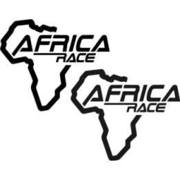 Buy Africa Race Logo Vinyl Decal Sticker Online