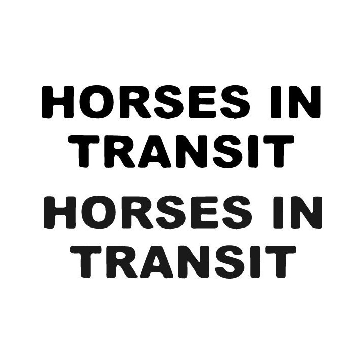 Buy A Horses In Transit Decal Sticker Online