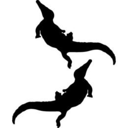 Buy Alligator Walking Decal Sticker Online