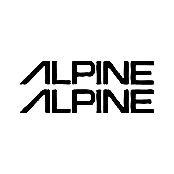 Buy Alpine S Decal Sticker Online