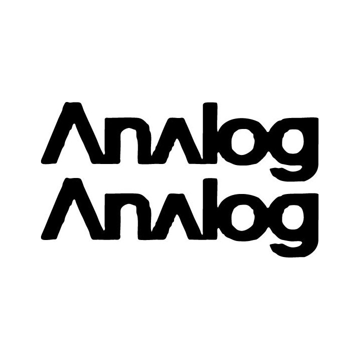 Analog Clothing Stickers – Snowboard Skate Decals (2-Pack)