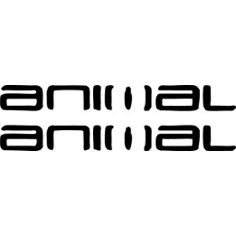 Buy Animal Text Long Decal Sticker Online