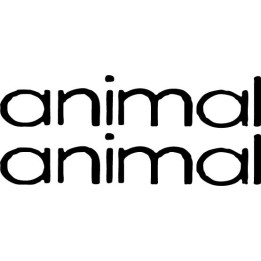 Buy Animal Text Skinny Decal Sticker Online