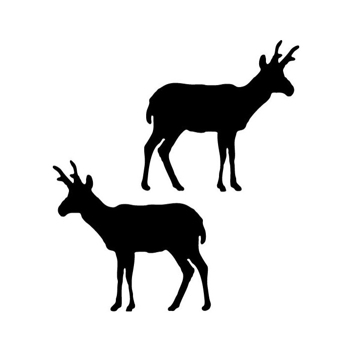 Buy Antelope Silhouette Decal Sticker Online