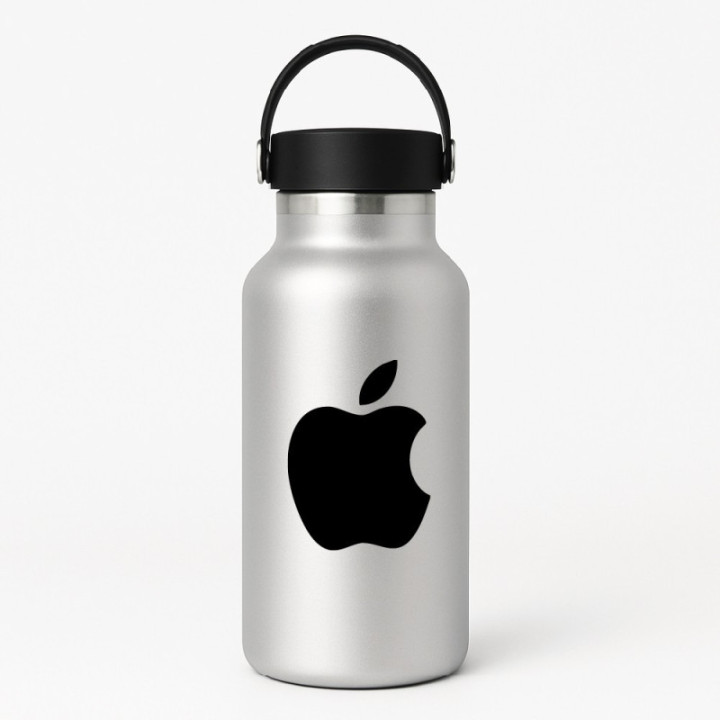 Apple Logo Stickers – MacBook iPhone iPad Decals (2-Pack)
