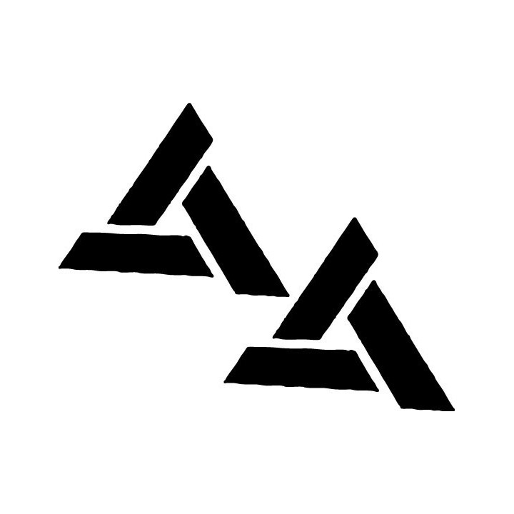 Assassin's Creed Abstergo Stickers – AC Decals (2-Pack)