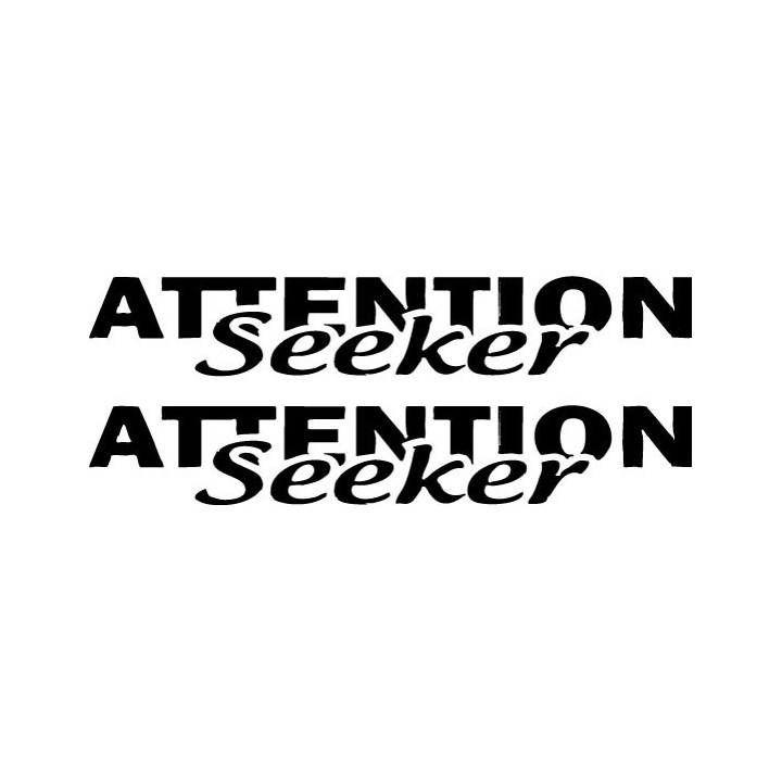 Buy Attention Seeker Jdm Car Decal Sticker Online