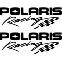 Polaris Racing ATV Stickers V2 – Off-Road Decals (2-Pack)