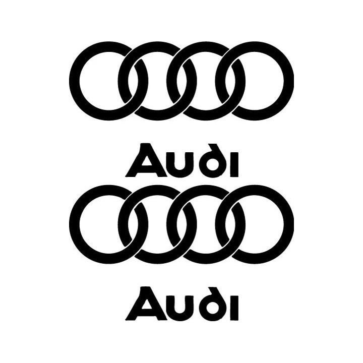 Buy Audi Logo 2 Decal Sticker Online