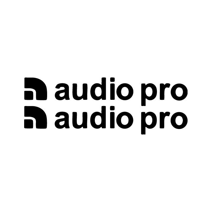 Audio Pro Stickers – Hi-Fi Speaker Decals (2-Pack)