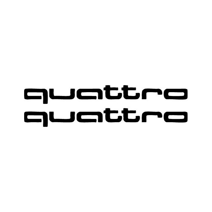 Buy Audi Quattro Decal Sticker Online