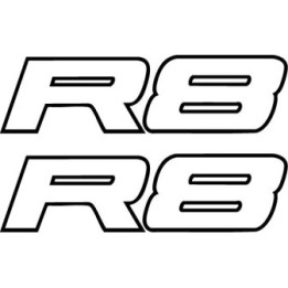 Buy Audi R8 Contour Vinyl Decal Sticker Online