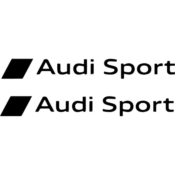 Audi Sport Logo Vinyl Stickers 2-Pack