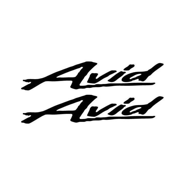 Buy Avid Text Decal Sticker Online