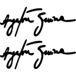 Ayrton Senna Signature Stickers – F1 McLaren Decals (2-Pack)