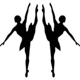 Ballerina Stickers – Ballet Dancer Silhouette Decals (2-Pack)