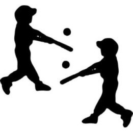Buy Baseball Kid Batter Decal Sticker Online