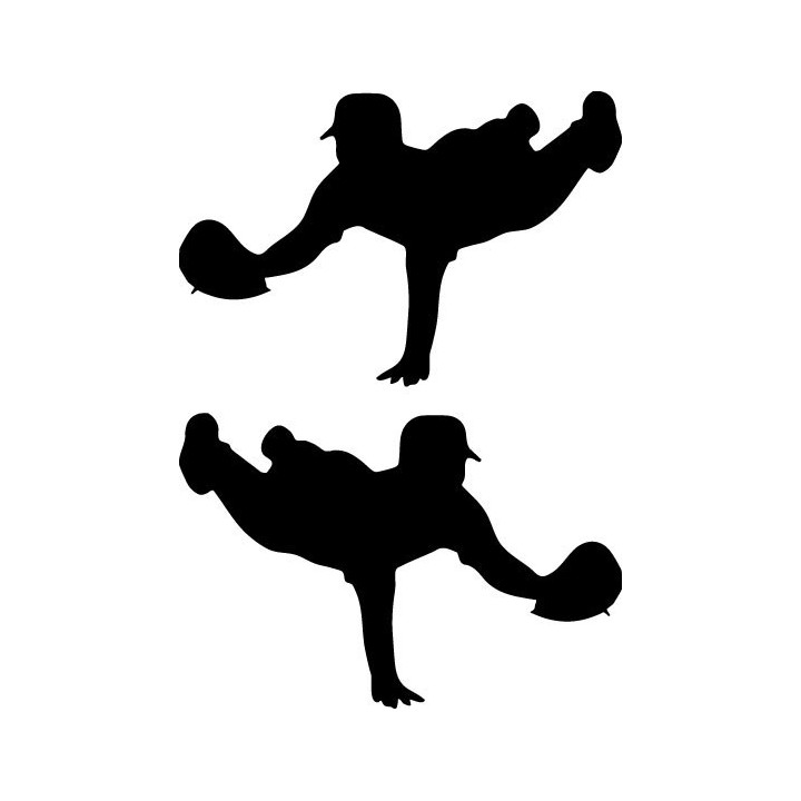 Buy Baseball Player Dive Catch Sticker Online