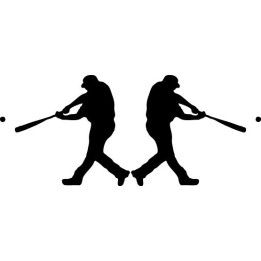 Buy Baseball Slugger Decal Sticker Online