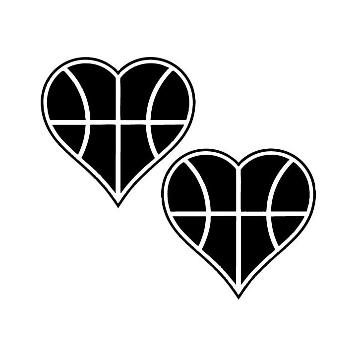 Buy Basketball Love Decal Sticker Online