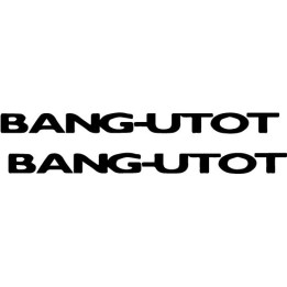 Bang Utot Stickers – Underground Hip-Hop Decals (2-Pack)