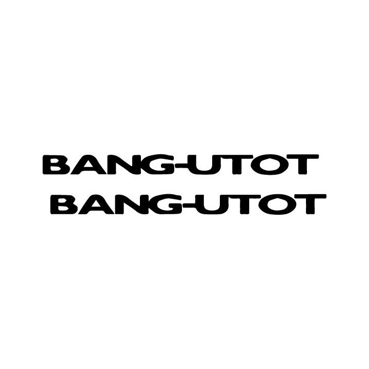 Bang Utot Stickers – Underground Hip-Hop Decals (2-Pack)