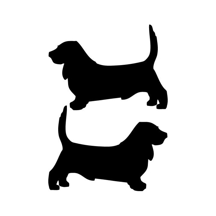 Buy Basset Hound Dog Sticker Online