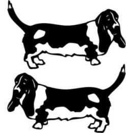 Buy Bassett Hound Decal Sticker Online