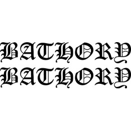 Bathory Stickers – Black Metal Viking Metal Decals (2-Pack)