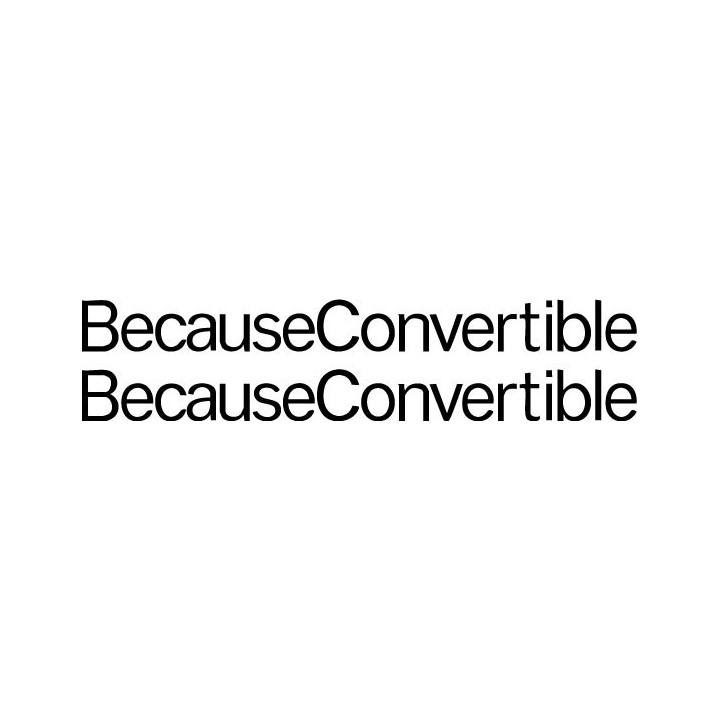 Buy Because Constyle Tible Decal Sticker Online